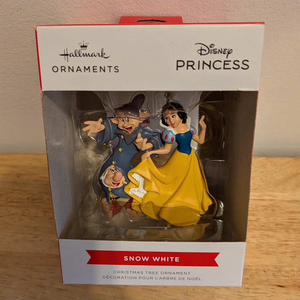 Hallmark Disney Princess Ornament with Yellow and Blue